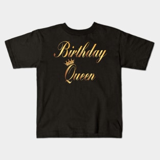 Birthday queen -birthday gifts for her Kids T-Shirt